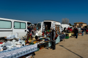 Mercat d'antiguitats a Verges