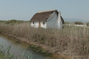 Barraca  construcció tradicional al delta de l'Ebre