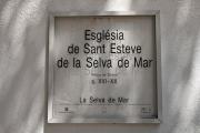 Cartell: Església de Sant Esteve de la Selva de Mar