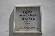 Cartell: Església de Santa Maria de les Neus