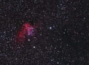 Retall de la foto de Cúmul + nebulositat NGC7380